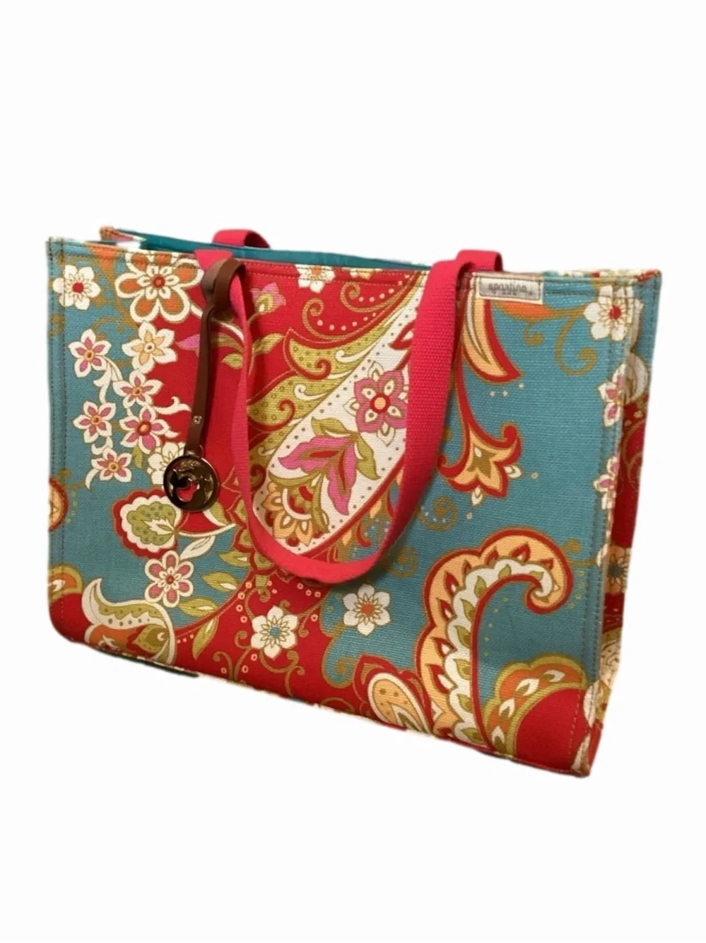 Spartina 449 Market Tote Bag -Fiddler’s Cove Print